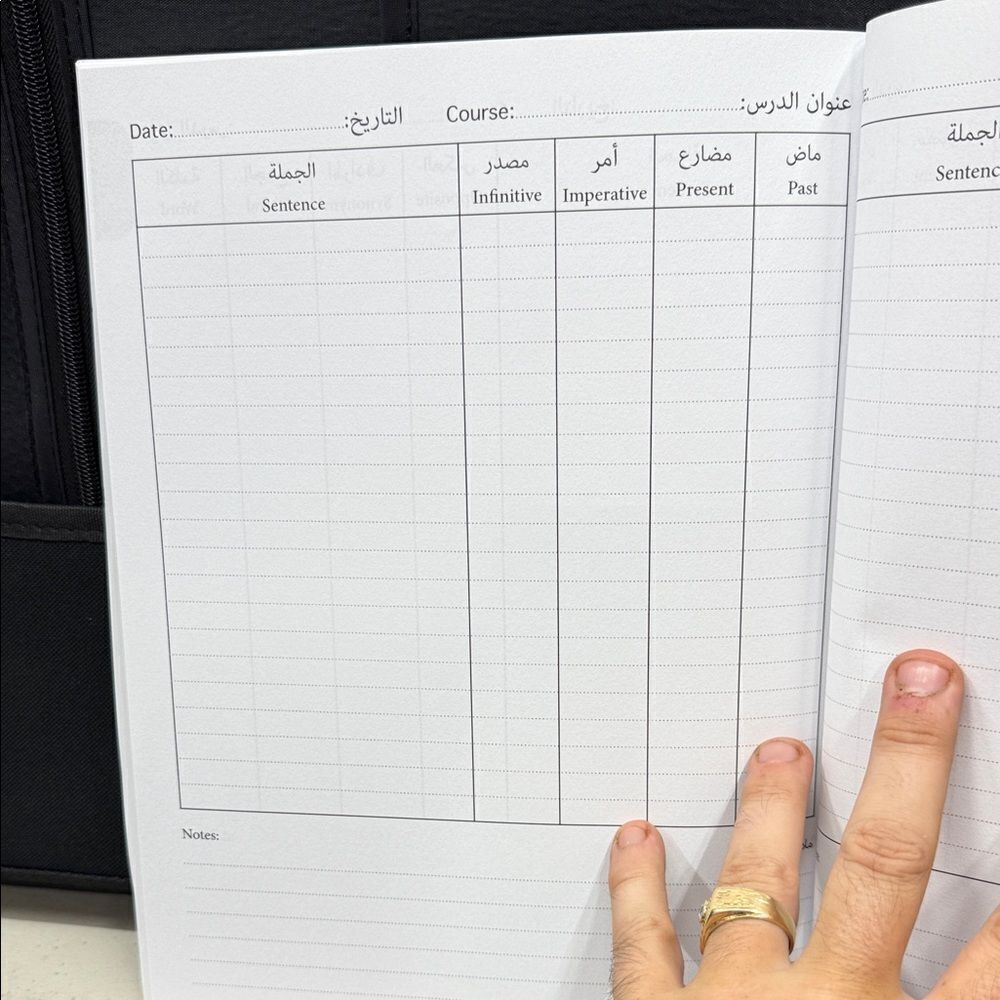 Arabic Vocabulary Notebook - Picture 3 of 3